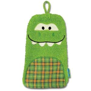stephen joseph bath buddy wash mitt - dino