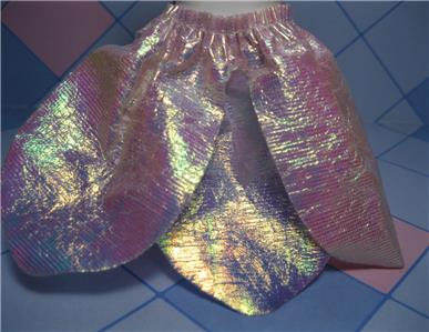 purple iridescent skirt