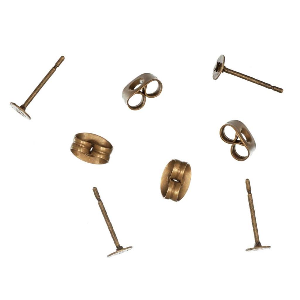Jewellery Craft Findings Deluxe Ear Posts Wires Earrings Clips Screws Choose - Picture 15 of 70