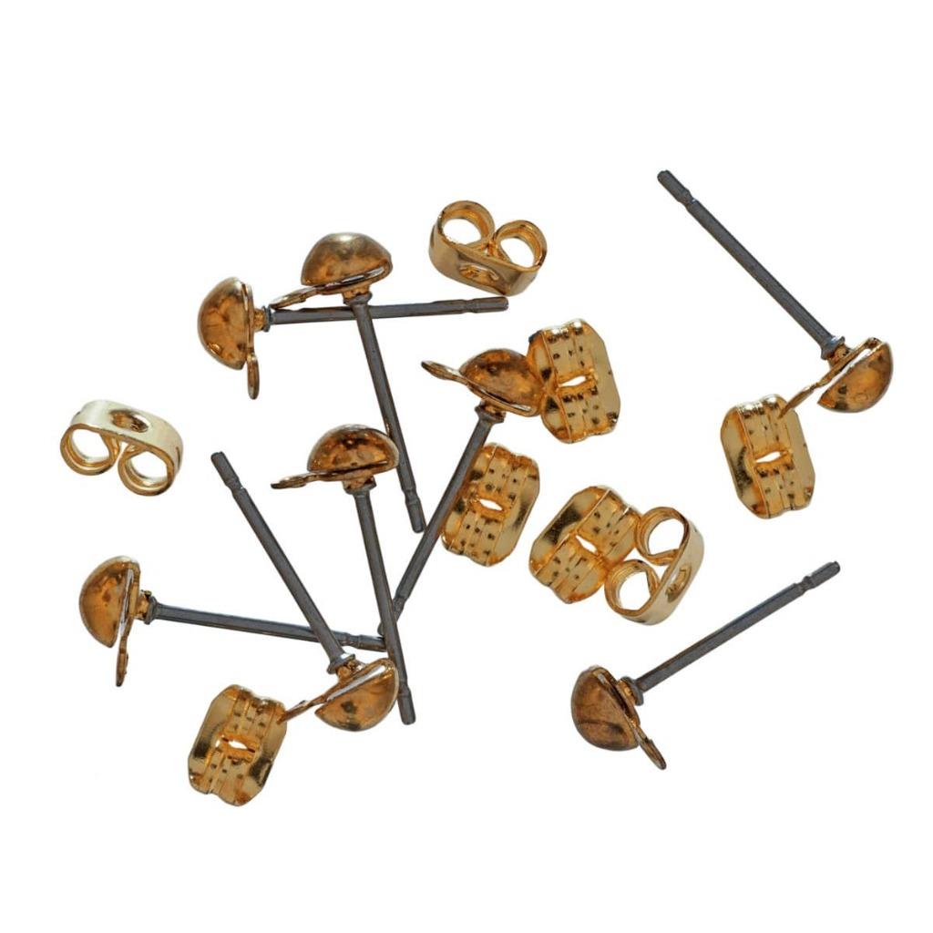 Jewellery Craft Findings Deluxe Ear Posts Wires Earrings Clips Screws Choose - Picture 13 of 70