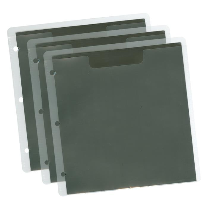 Crafts Binder Cutting Die Storage Case Black 10 Sleeves 10 Magnetic Sheets Blace