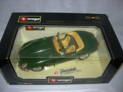 bburago jaguar e cabriolet 1961
