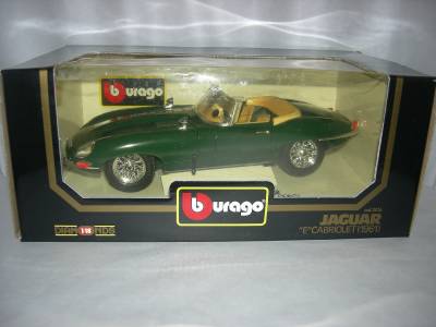 bburago jaguar e cabriolet 1961
