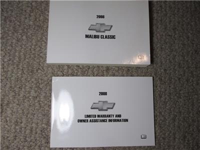 2008 Chevrolet Malibu Classic Owners Manual Complete Ebay