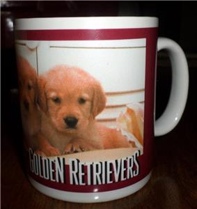 1996 Golden Retriever Cute Puppies Mug By Oz New In Box R4 Ebay