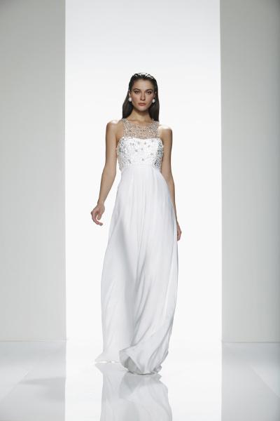 theia white beaded dress Theia Irina 890219 Wedding Gown 4 main image 0
