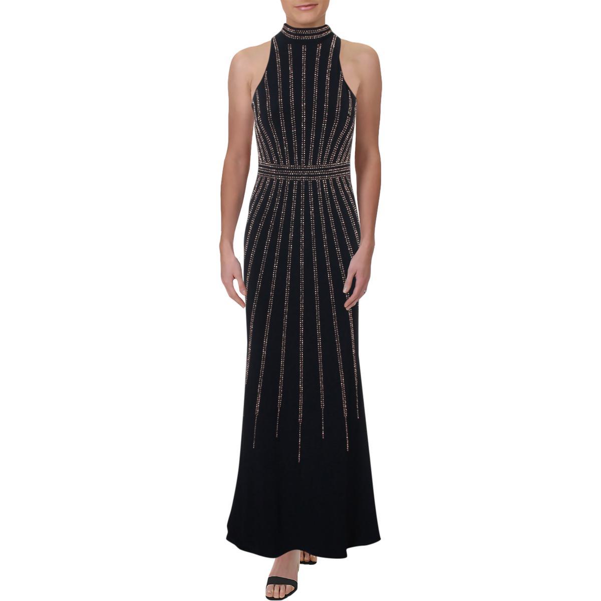 high neck cocktail evening dress