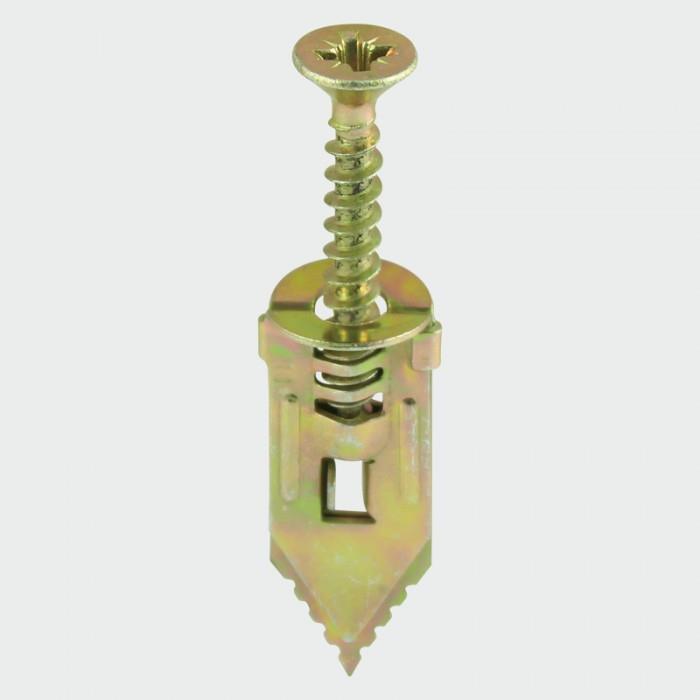 HAMMER IN PLASTER BOARD FIXINGS CAVITY WALL FIXING PLUGS 4 X 30MM 