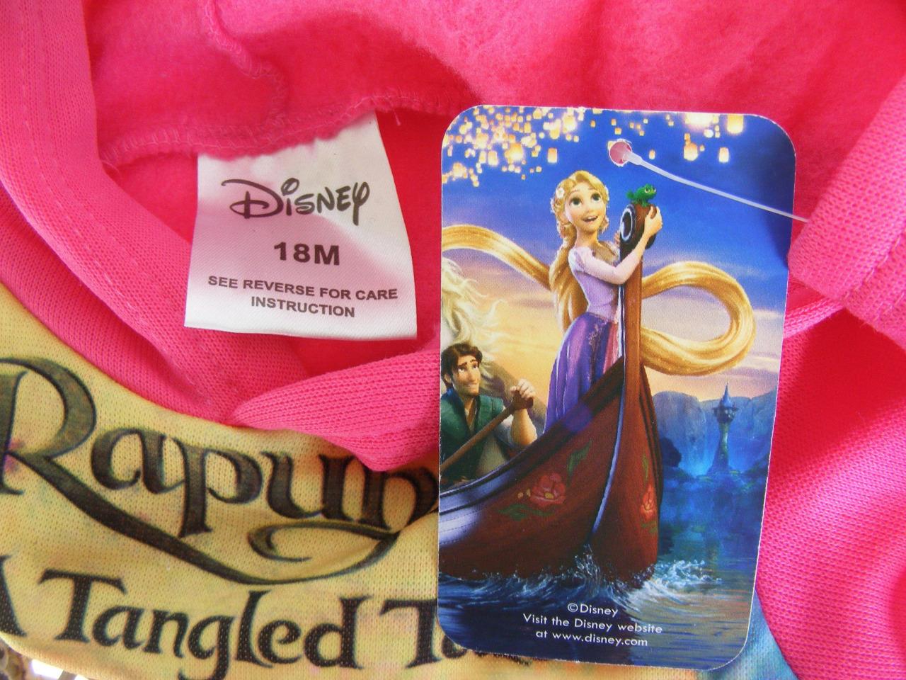 Rapunzel Tangled 2 PC Set Disney Fleece Hoodie Shirt & Pants Outfit 12 18 24 NEW - Picture 7 of 8