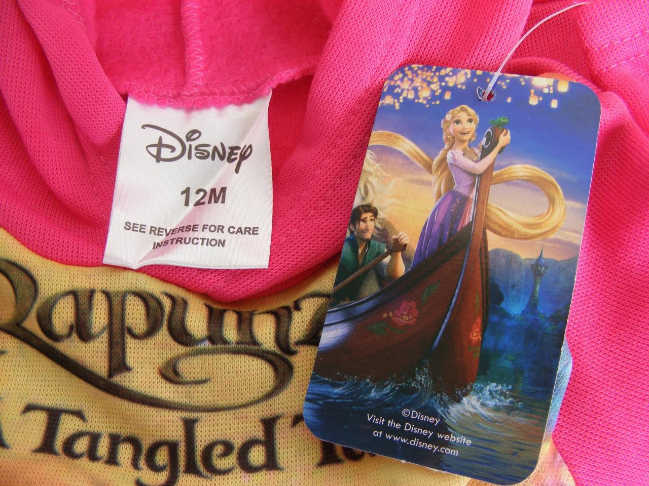 Rapunzel Tangled 2 PC Set Disney Fleece Hoodie Shirt & Pants Outfit 12 18 24 NEW - Picture 6 of 8