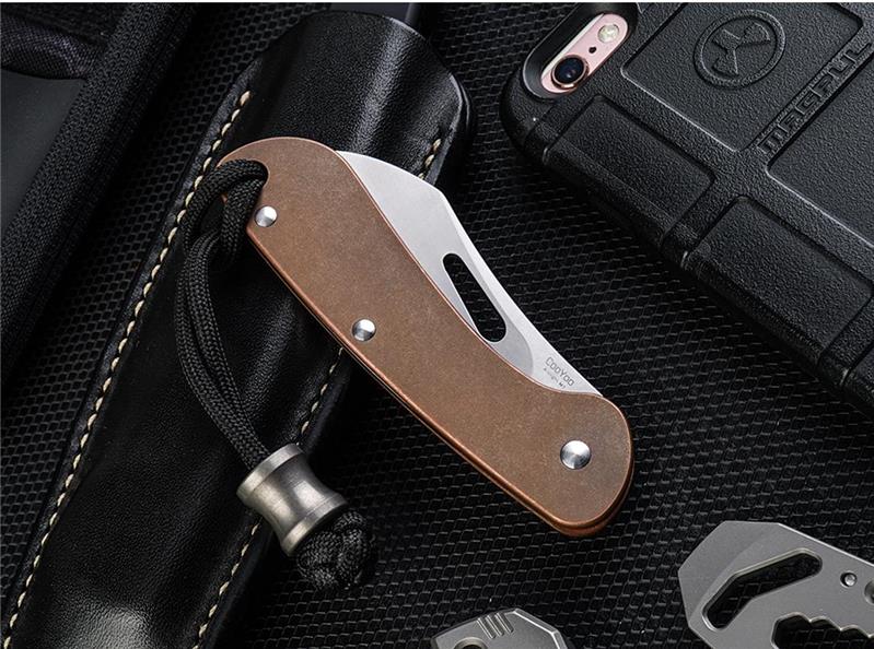 MecArmy EK3R Sandvik 12C27 Steel Blade NonLocking Pocket Folding Knife