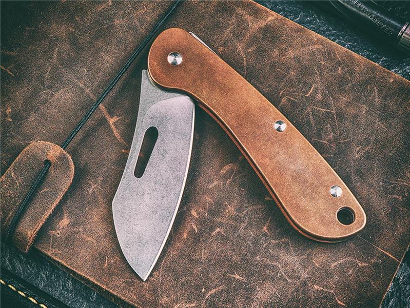 MecArmy EK3R Sandvik 12C27 Steel Blade NonLocking Pocket Folding Knife