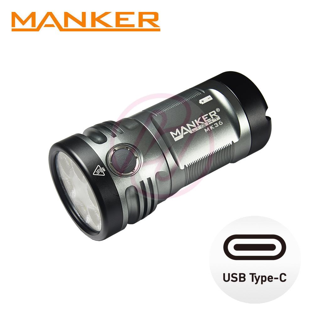 MANKER U11 Cree XP-L CW Cool White LED USB Rechargeable Torch 