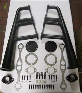 CERAMIC Chevy Hugger Headers SBC street rod 265 283 305 327 350 383 400 DISPLAY