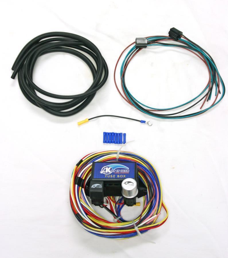 12v 10 Circuit Universal Compact Medium Wiring Harness Kit Hot Rat Rod Racing eBay