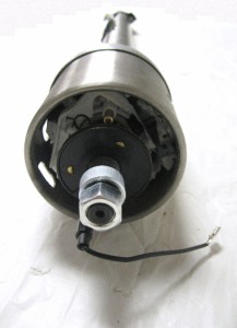 32" Plain Steel Tilt Steering Column - Floor Shift, Painable, For Hot Rod & Street Rod