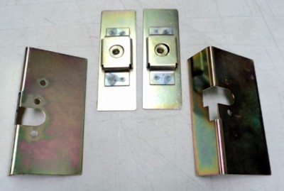Street Rod Small Door Latch Installation Kit Car Door Install 4