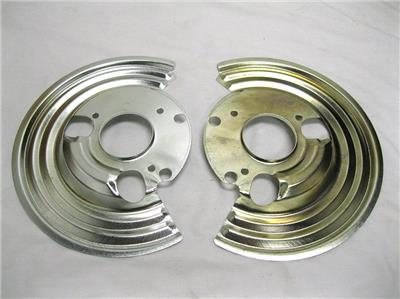 1964 1972 Mopar B Body Backing Plates Set Dust Shields