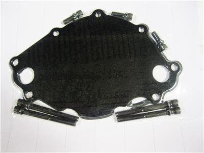 Details About Small Block Ford Electric Water Pump Backing Plate Black Anodized Sbf 289