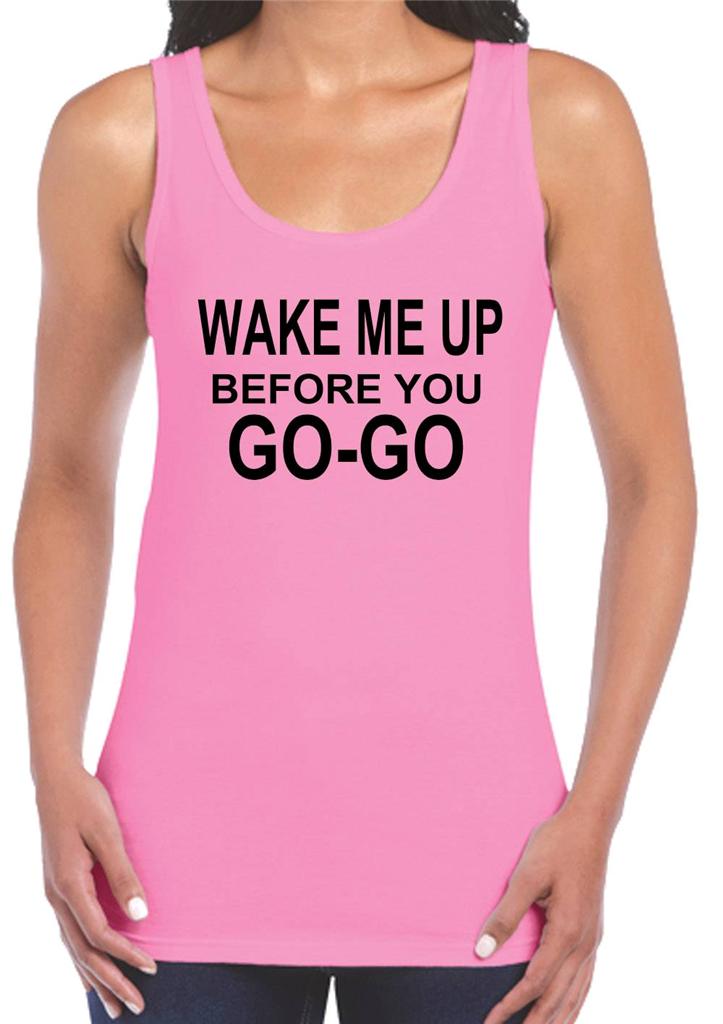 Wake Me Up Before You Go Go T Shirt Singlet 80's Costume Men's Ladies ...