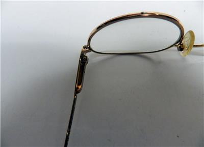 Lux de Paris Lysandra Eyeglasses Frame France‎ Gold Silver 51-21-135 Vintage DE PARIS FRAME FRANCE 135 EDGARD 51-21 COL 07 FOR EYEGLASSES  main image 4