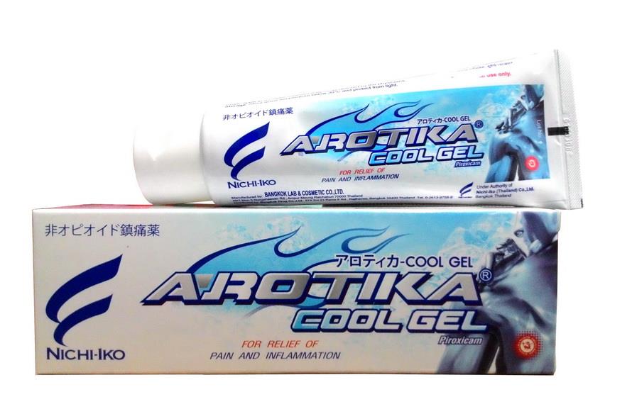 AROTIKA Cool Gel Relief of Muscle Pain, Tendonitis, Myositis and