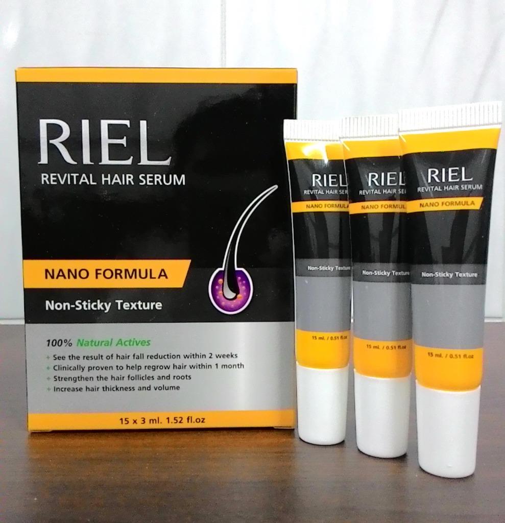 3x 15ml Riel Revital Hair Serum Promote Hair Growth Prevent Hair