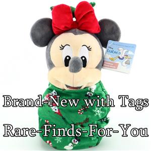 minnie mouse plush in pouch