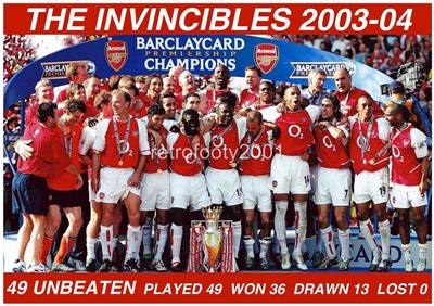 Foulard Arsenal Enfant - Saison Invaincue 2003/2004 - Collection Sentimentale - Pièce Rare Neuve