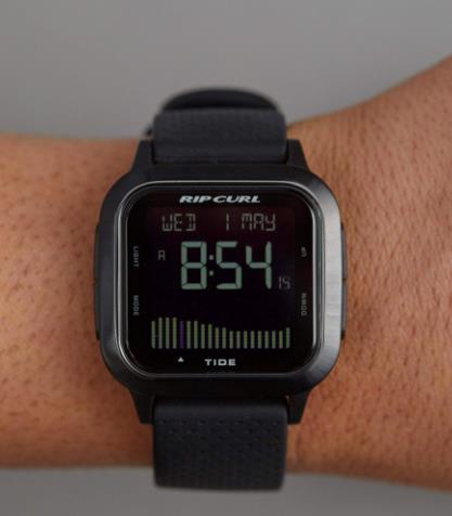 Rip Curl NEXT TIDE DIGITAL SILICONE Surf WATCH New - A1137
