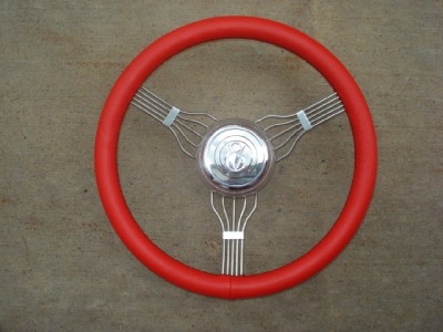 Ford model a red steering wheel #10