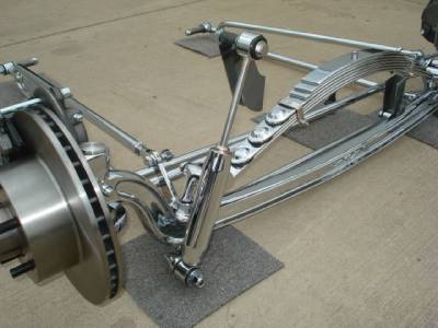 Pete & Jakes #3095C Chrome I-Beam Dropped Axle Front End 1932 Ford ...