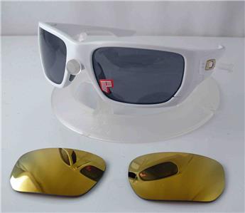OAKLEY POLARIZED SUNGLASSES SHAUN WHITE STYLE SWITCH WHITE
