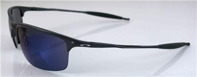 OAKLEY VINTAGE 2008 SUNGLASSES HALF WIRE 2 DARK FRAME ICE IRIDIUM
