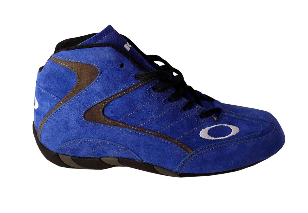 Oakley Blue Carbon x Motor Sport Racing Mid Shoes Choice of Sizes New ...