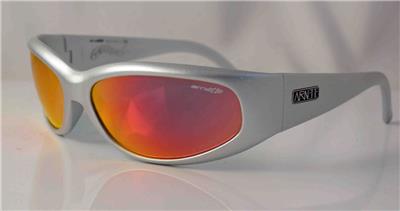 ARNETTE CATFISH SUNGLASSES AN4174-02 SILVER RED MIR 20th ANNIVERSARY ...