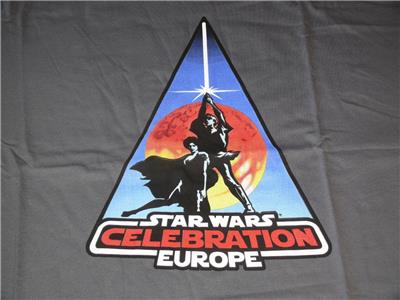 Official Star Wars Celebration Europe 2007 T-Shirt ~ Size XL ~ NEW UNUSED