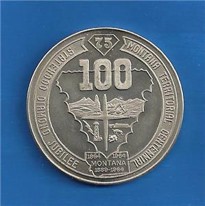 montana territorial centennial souvenir dollar commemorative –