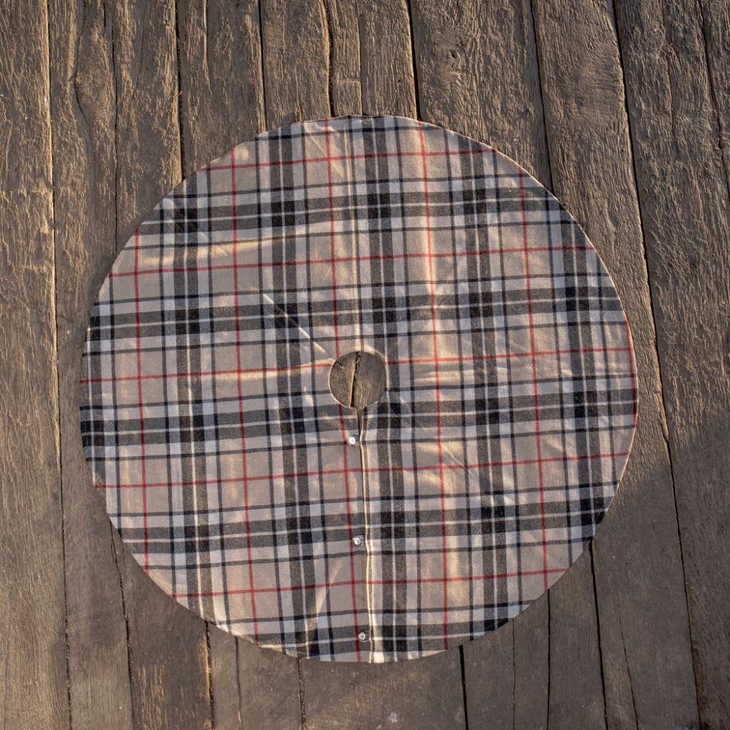 Ragon House 50 Burberry Plaid Brown Black Christmas Tree Skirt Ebay