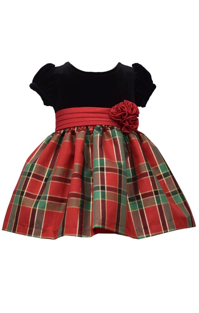 red tartan christmas dress