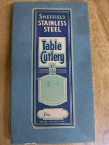 Sheffield Stainless Steel Table Cutlery Box Of 6 Ebay