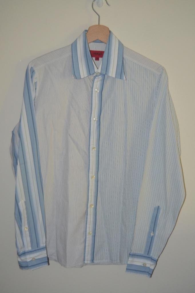 hugo boss contrast collar shirt