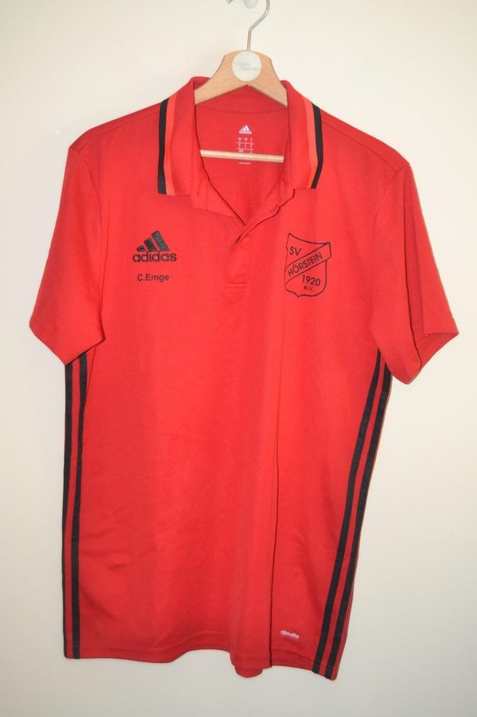 mens red adidas polo shirts
