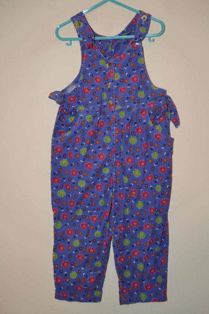 girls cord dungarees