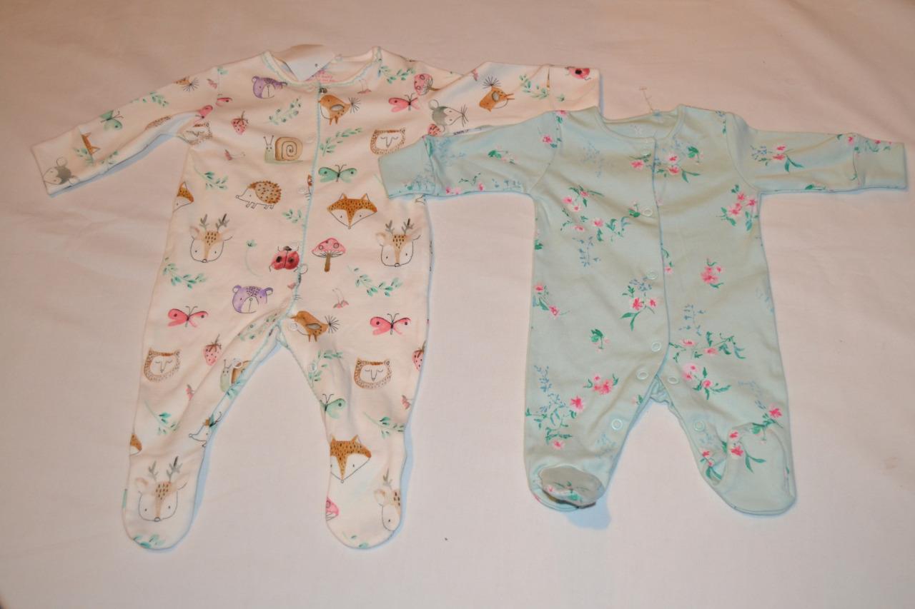1 month sleepsuits