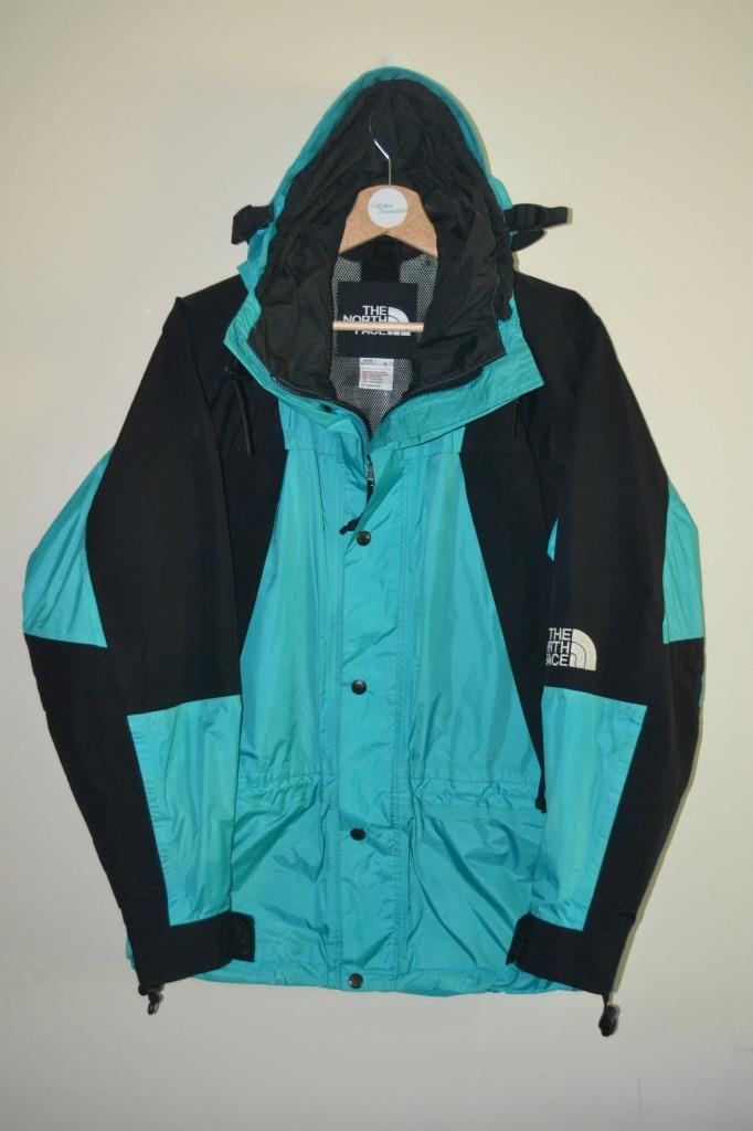 RARE VINTAGE THE NORTH FACE GORE TEX TEAL & BLACK JACKET MADE IN USA ...