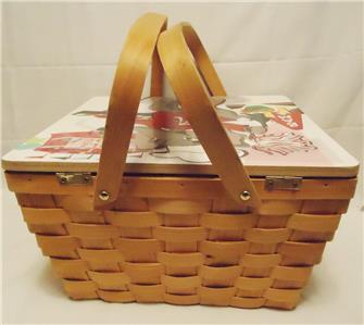 Alabama Football Roll Tide Becky Denny Picnic Basket Ebay
