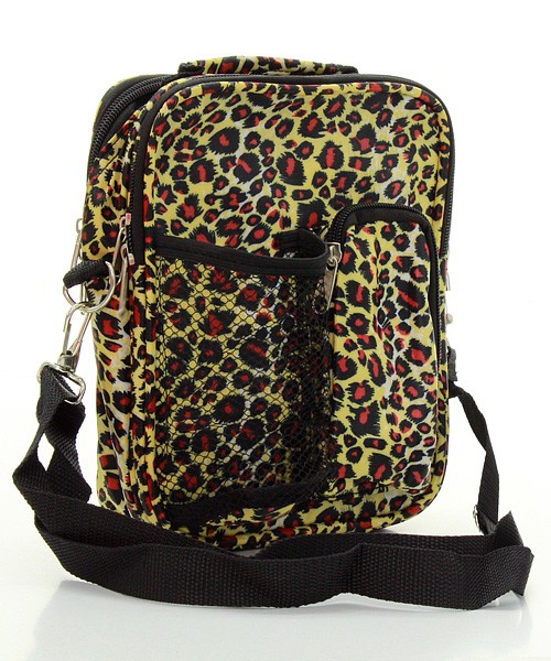 leopard print luggage strap