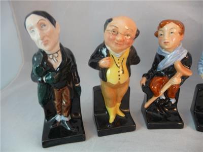 LOT OF SEVEN VINTAGE ROYAL DOULTON CHARLES DICKENS FIGURES ...