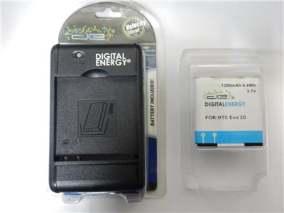 New In The Box Digital Energy Battery Kit For Htc Evo 3d Battery